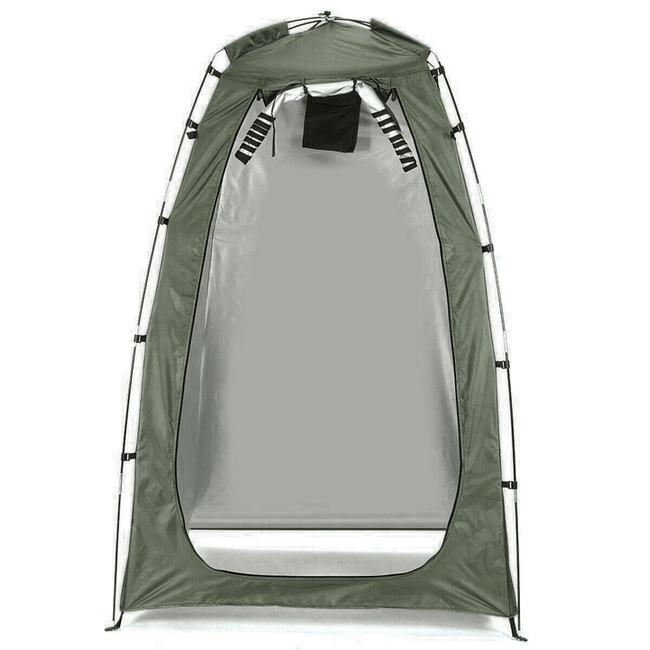 Portable Instant Tent with Zipper Door Camping Shower Toilet Outdoor Dressing Changing Fishing House - MRSLM