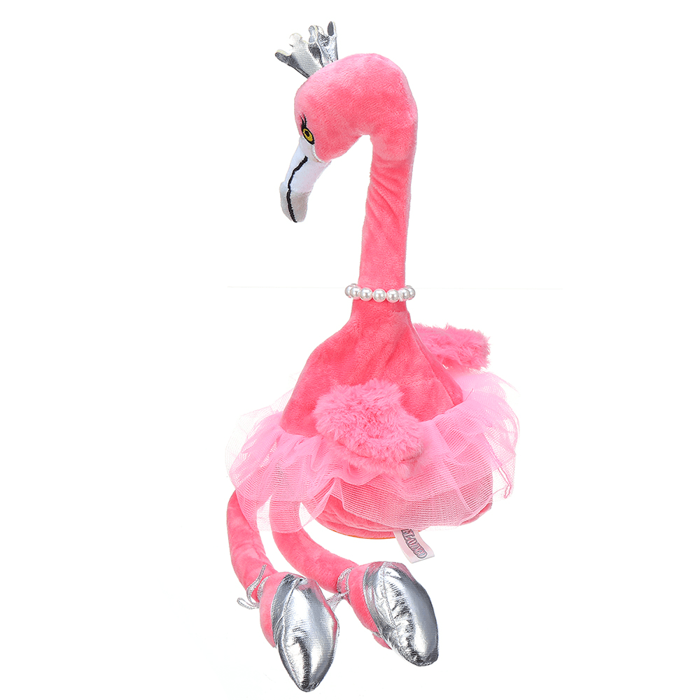 Flamingo Singing Dancing Pet Bird 50Cm 20Inches Christmas Gift Stuffed Plush Toy Cute Doll - MRSLM