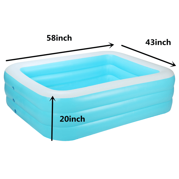 Three Layer Family Swimming Pool Summer Inflatable Pools Outdoor Garden - MRSLM