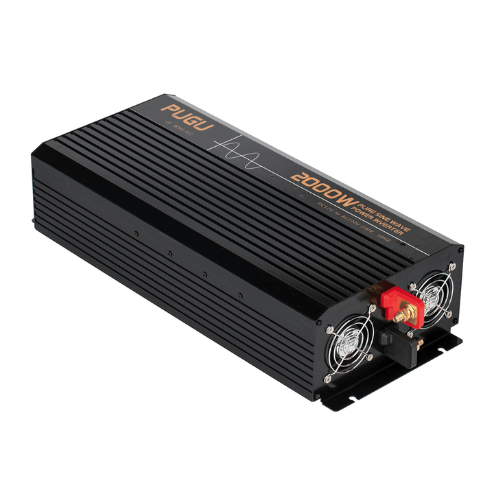 LCD 220V 50HZ Power Inverter 1600W/4000W/5000W/6000W 12V/24VDC to AC Pure Sine Wave Converter EU Socket - MRSLM