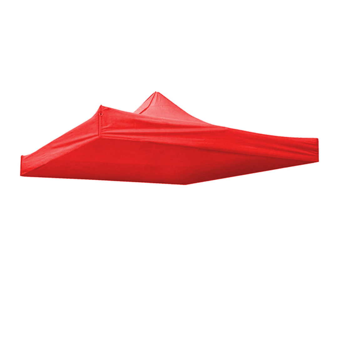 2X2M Canopy Top Sunshade Replacement Top Waterproof Dustproof Sun Protection Outdoor Camping Garden Shelters Blue Red White - MRSLM