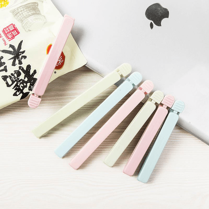 5 PCS Portable New Kitchen Storage Food Snack Seal Sealing Bag Clips Sealer Clamp Plastic Tool Kitchen Accessories Bag Clips - MRSLM