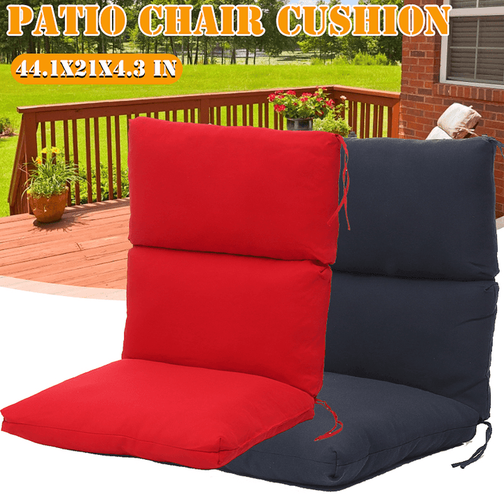 High Back Recliner Cushion One-Piece Cushion Solid Color Waterproof Sunscreen Chair Pad for Furniture - MRSLM