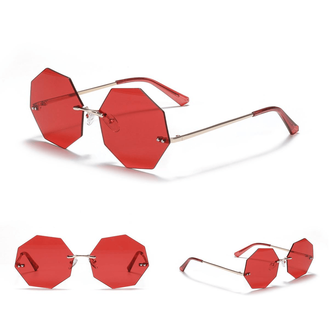 Women'S Polygonal Frameless Sunglasses - MRSLM