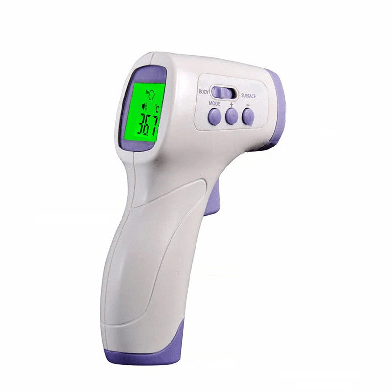 LCD Handheld Non-Contact Infrared IR Digital Thermometer Forehead Thermometer for Body Temperature Measurement 32~42.5 °C - MRSLM