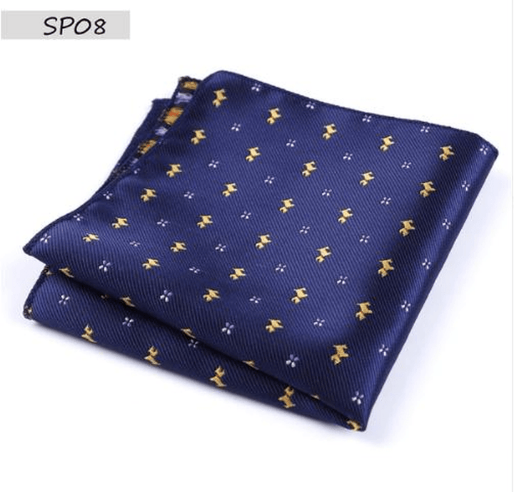 New Cravat Hankerchief Practical Hankies Men'S Pocket Print - MRSLM