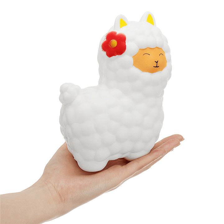 Jumbo Sheep 17Cm Squishy Alpaca Super Slow Rising Cream Scented Fun Toys - MRSLM