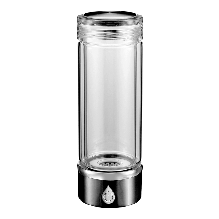 Ipree® 420Ml Water Bottle Health Glass 1500PPB SPE Membrane Quantum Hydrogen-Rich USB Water Cup - MRSLM