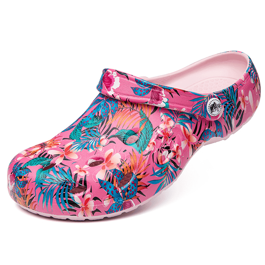 Women Breathable Hollow Out Waterproof Two-Ways Soft Beach Sandals - MRSLM