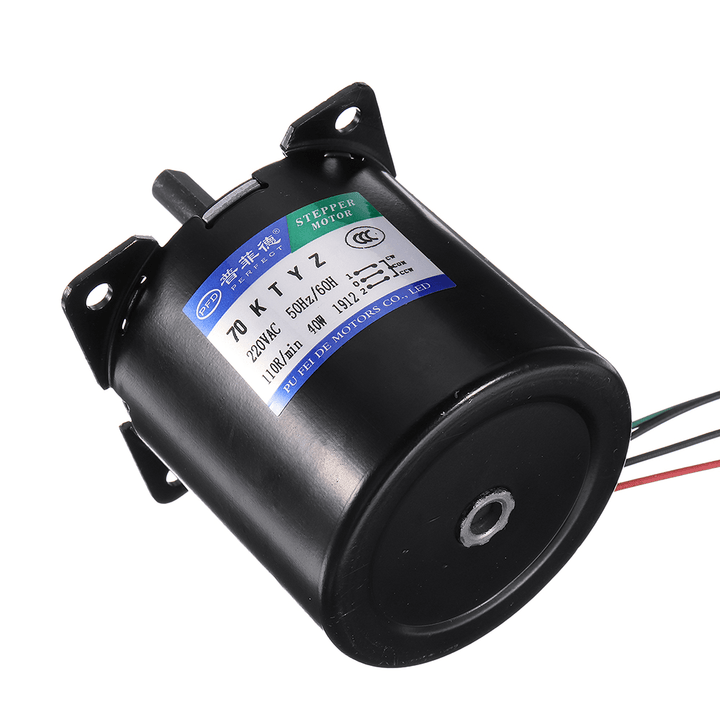 70KTYZ AC 220V 15/30/50/100Rpm Electric Synchronous Motor 40W Permanent Magnet Motor Motor - MRSLM