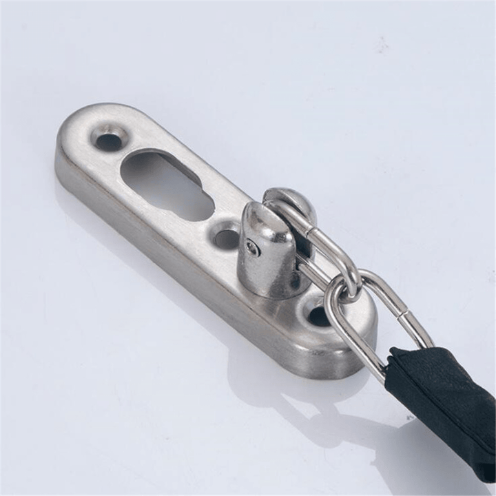 304 Stainless Steel Door Chain Anti-Theft Lock Door Latch Guard for Home Hotel Security - MRSLM