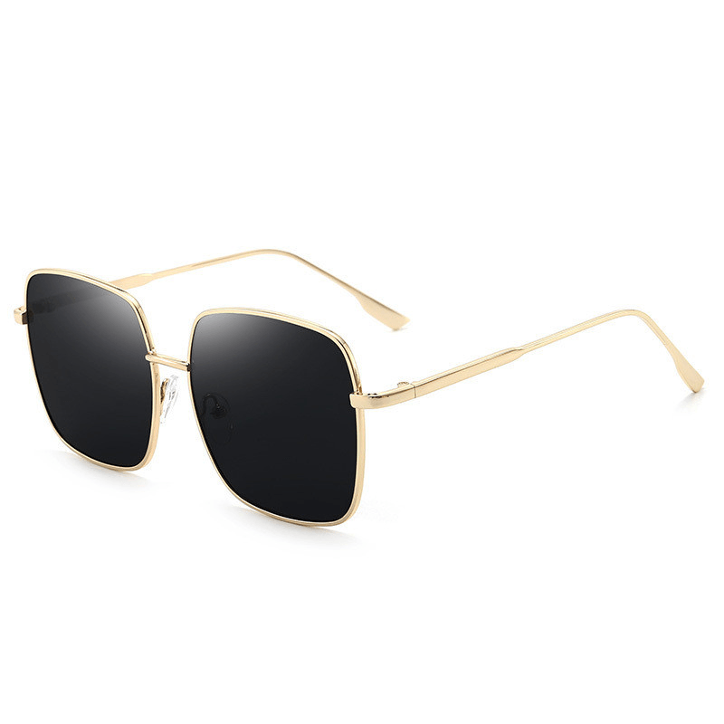 Korean Style Men'S and Women'S Square Retro Sunglasses - MRSLM