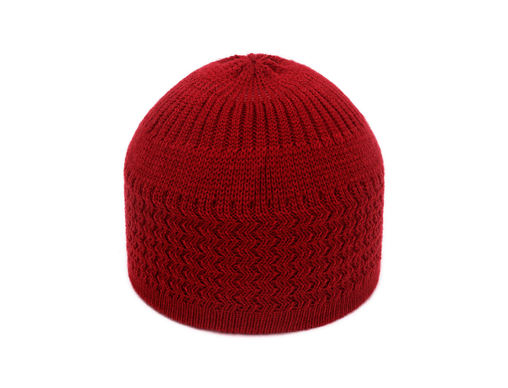 Autumn and Winter Hedging Knitted Wave Jacquard Neutral Dome Warm Woolen Toe Cap - MRSLM