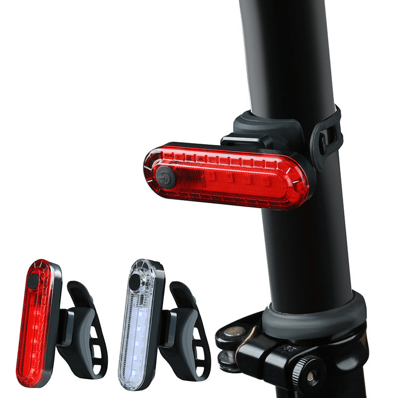 XANES® Bike Taillight Portable Super Bright 4 Modes USB Rechargeable Safety Warning Rear Light for MTB Road Bicycle - MRSLM