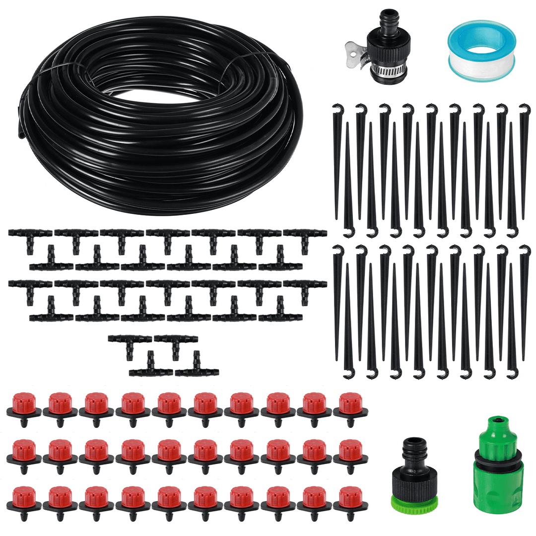 40M DIY Garden Micro Drip Irrigation System Plant Flower Automatic Watering Tools - MRSLM