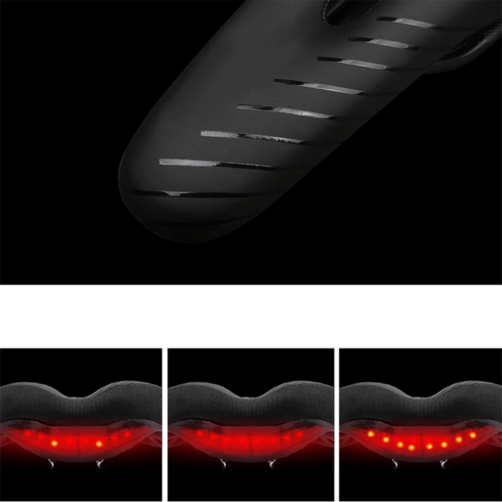 WEST BIKING Bike Saddles with 3 Modes Safety Taillight Outdoor Breathable Shockproof Waterproof Cycling Saddle Bike Seat Bike Cushion - MRSLM