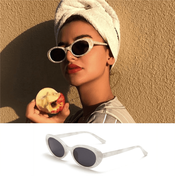 European and American Retro Oval Sunglasses Hong Kong Style - MRSLM