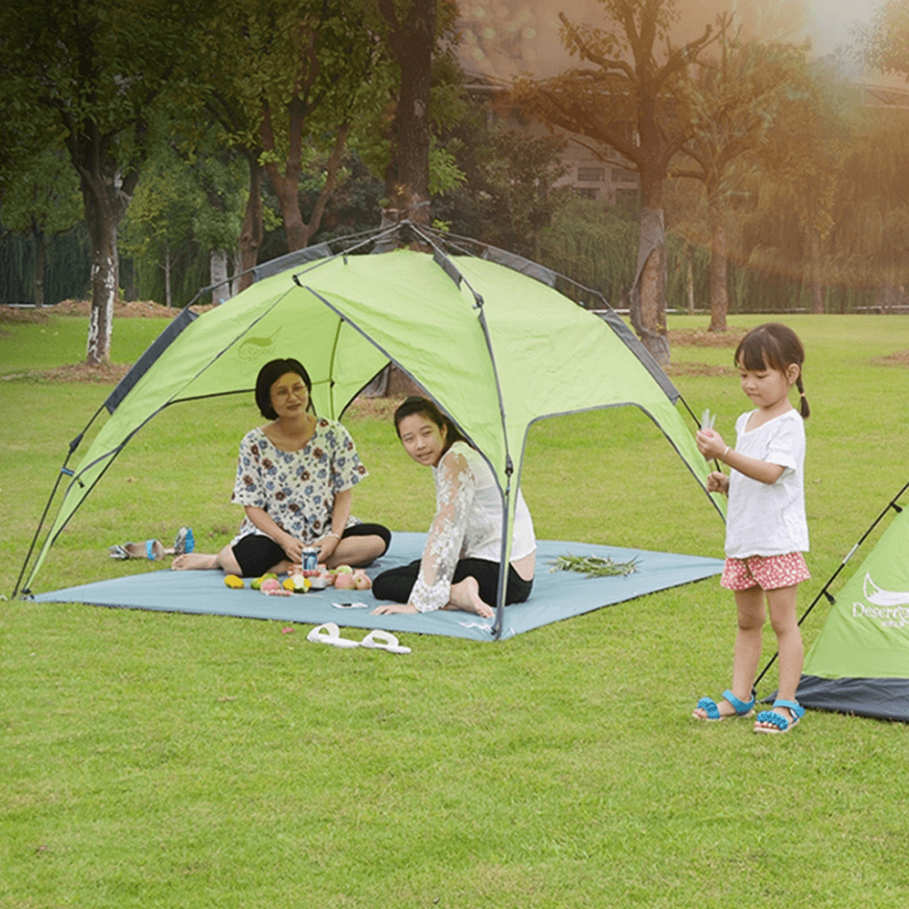 Desert&Fox Automatic Camping Tent 3-4 People Waterproof Windproof Tent Sun Shelter Canopy for Outdoor Camping Travel 3 Use - MRSLM