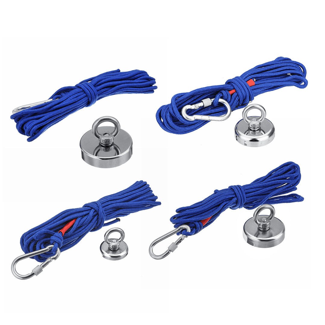 180-500KG Salvage Strong Magnet with Hooks Hunting Diving Fishing Recovery Magnet - MRSLM