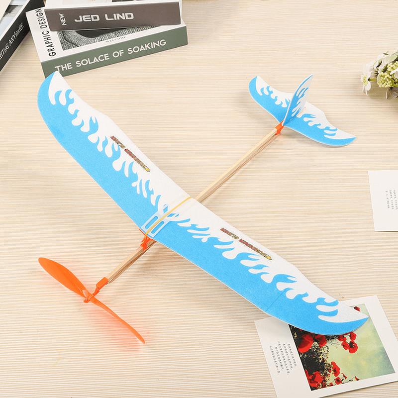 Thunderbird Rubber Band Powered Airplane Model - MRSLM