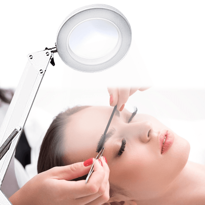 5X Illuminated Magnifier USB 3 Colors LED Glass Table Lamp/Skincare Beauty Tool - MRSLM