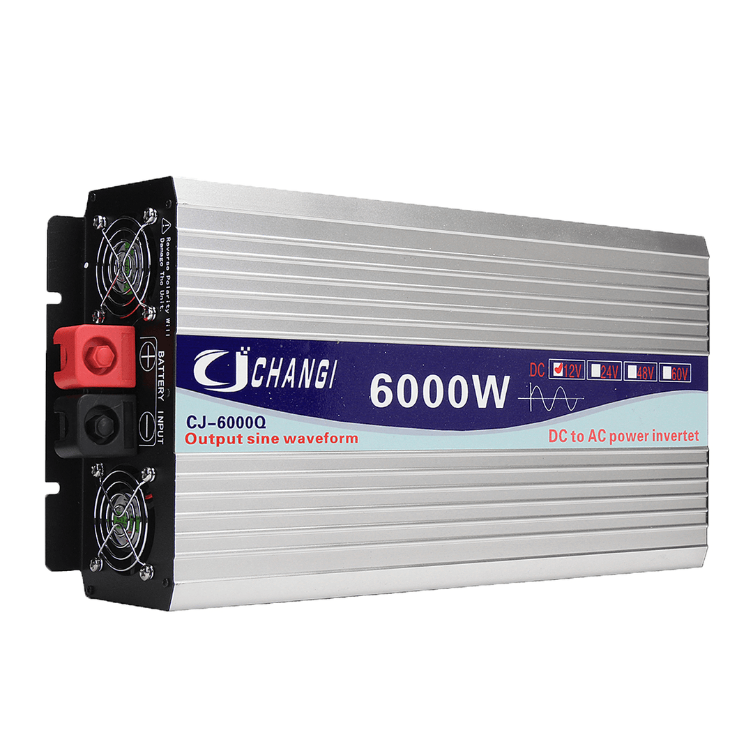 60HZ Inverter Intelligent Solar Pure Sine Wave Inverter DC 12V/24V to AC 110V 3000W/4000W/5000W/6000W Power Converter - MRSLM