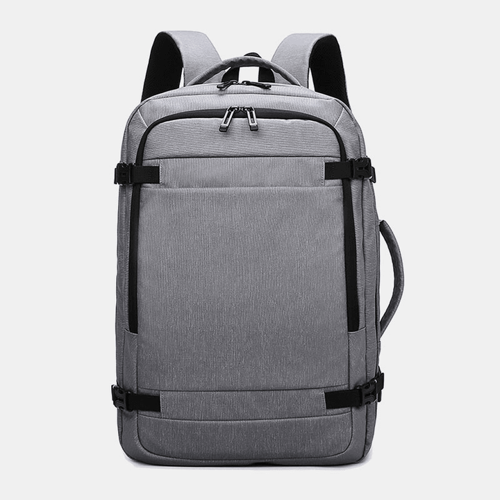 Men 15.6 Inch USB Charging Waterproof Business Laptop Bag Backpack - MRSLM