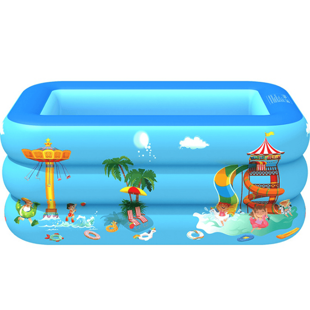 Inflatable Swimming Pool Family Swimming Pool Children Pool Outdoor Water Play Kids Toys - MRSLM