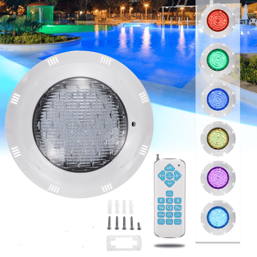 360/460 Lamp Beads LED Swimming Pool Light Wall-Mounted Underwater Lamp RGB Landscape Lighting - MRSLM