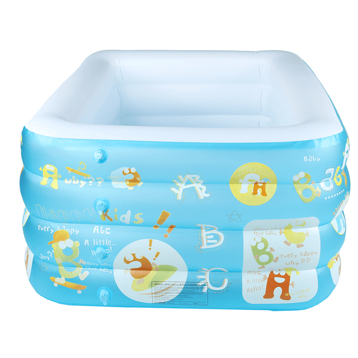 47/59/71 Inch 4-Layer Inflatable Swimming Pool Baby Bathtub with 19Pcs Accessories - MRSLM