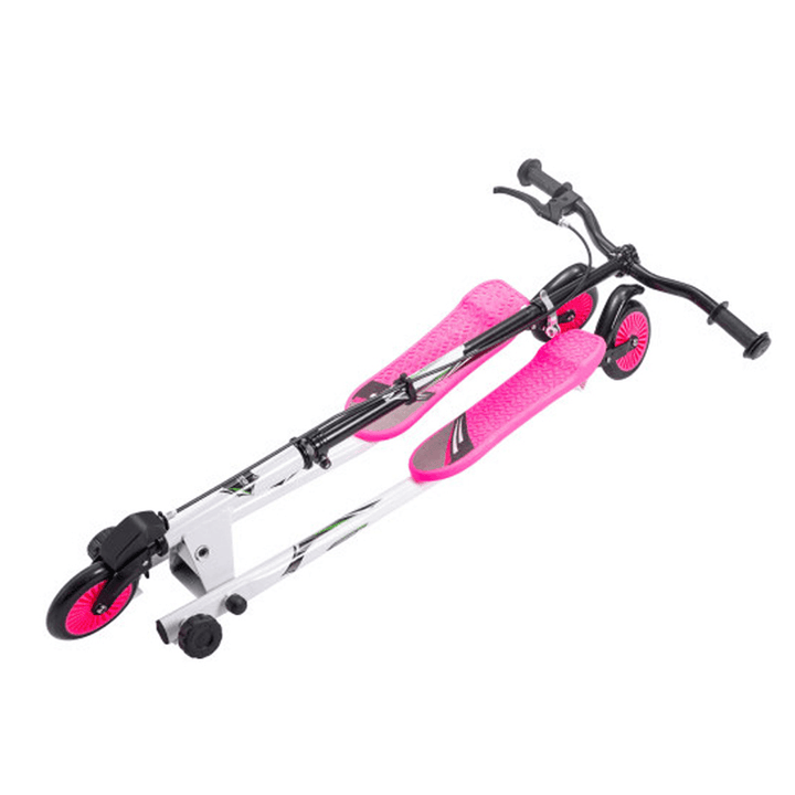 [US Direct]Children'S Scooters Balance Car Foldable Adjustable Handle Children'S Toys Gifts for Boys&Girls - MRSLM
