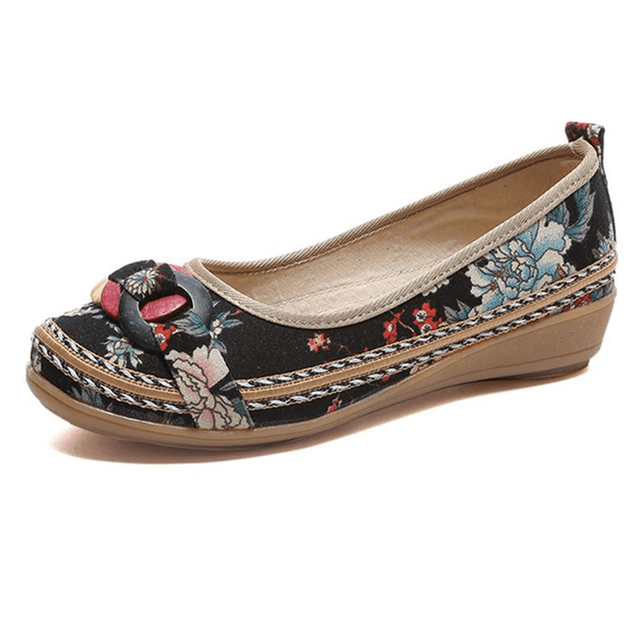 US Size 5-11 Embroidery Loafers for Wome - MRSLM