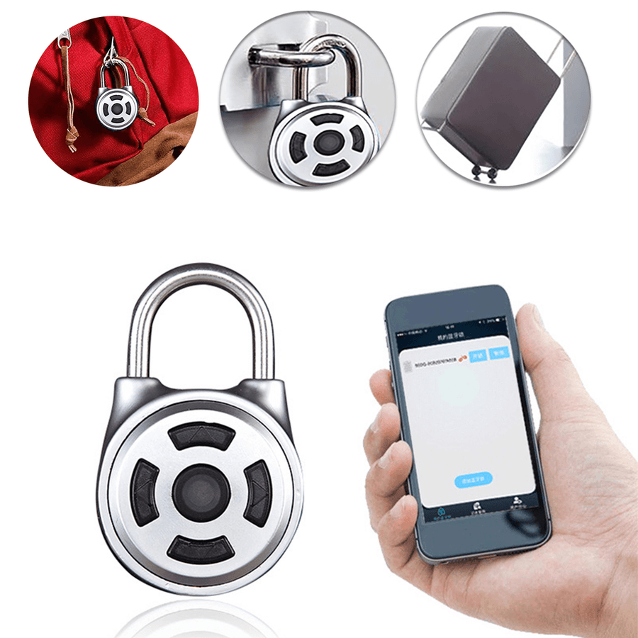 APP Intelligent Password Lock Android Ios APP Unlock Anti-Theft Security Combination Padlock Indoor - MRSLM