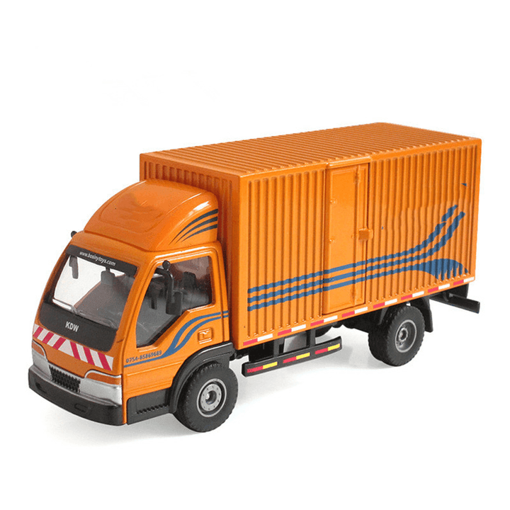 Alloy Simulation Van Truck Model Engineering Transport Vehicle Toy - MRSLM