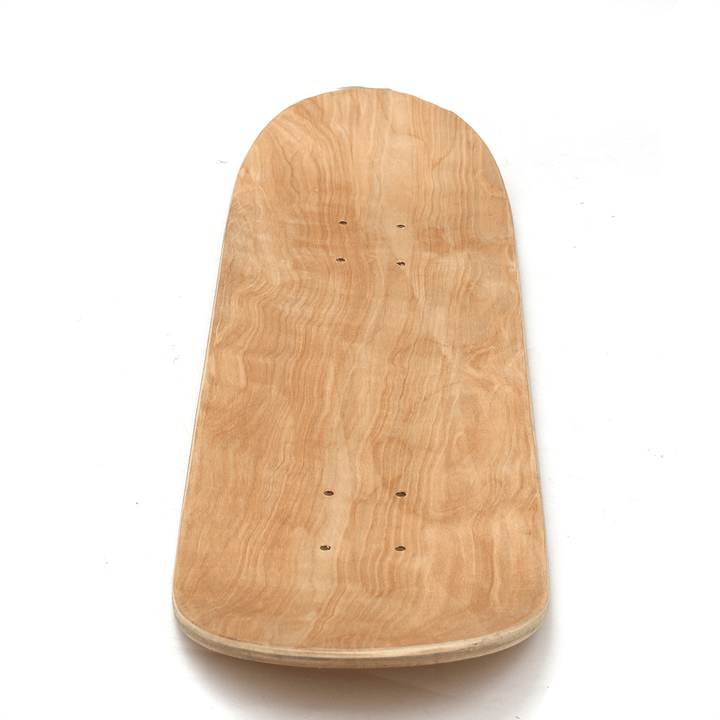 8Inch 8-Layer Maple Blank Double Concave Skateboards Natural Skate Deck Board DIY Longboard Deck - MRSLM