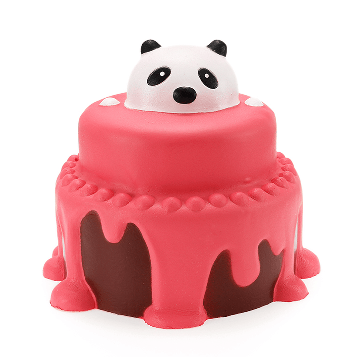 Squishy Panda Cake 12Cm Slow Rising with Packaging Collection Gift Decor Soft Squeeze Toy - MRSLM