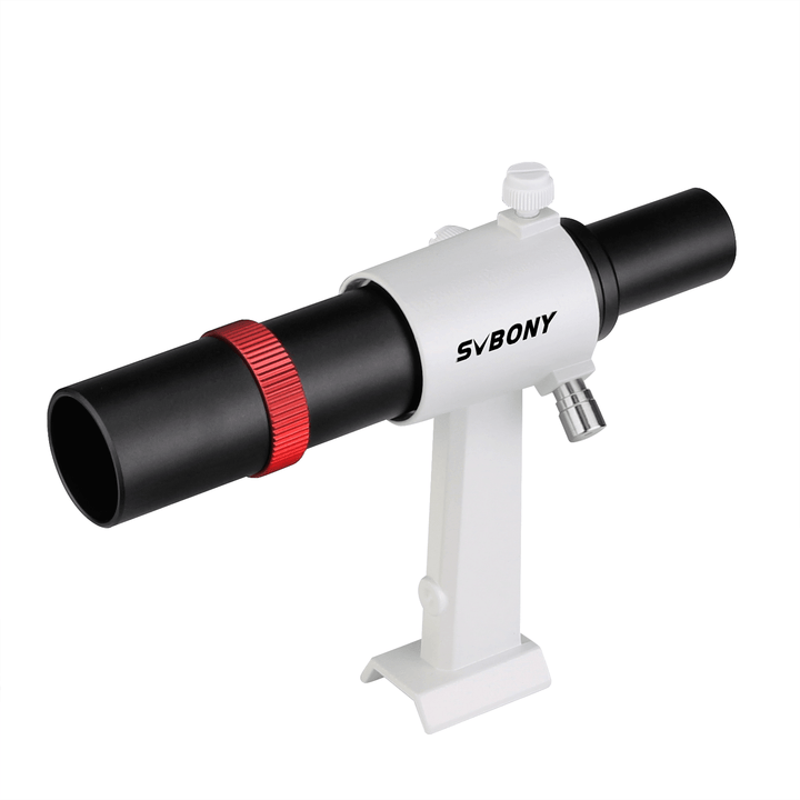 SVBONY SV182 6X30 Metal Finderscope for Astronomy Telescope with Crosshairs and Bracket - MRSLM