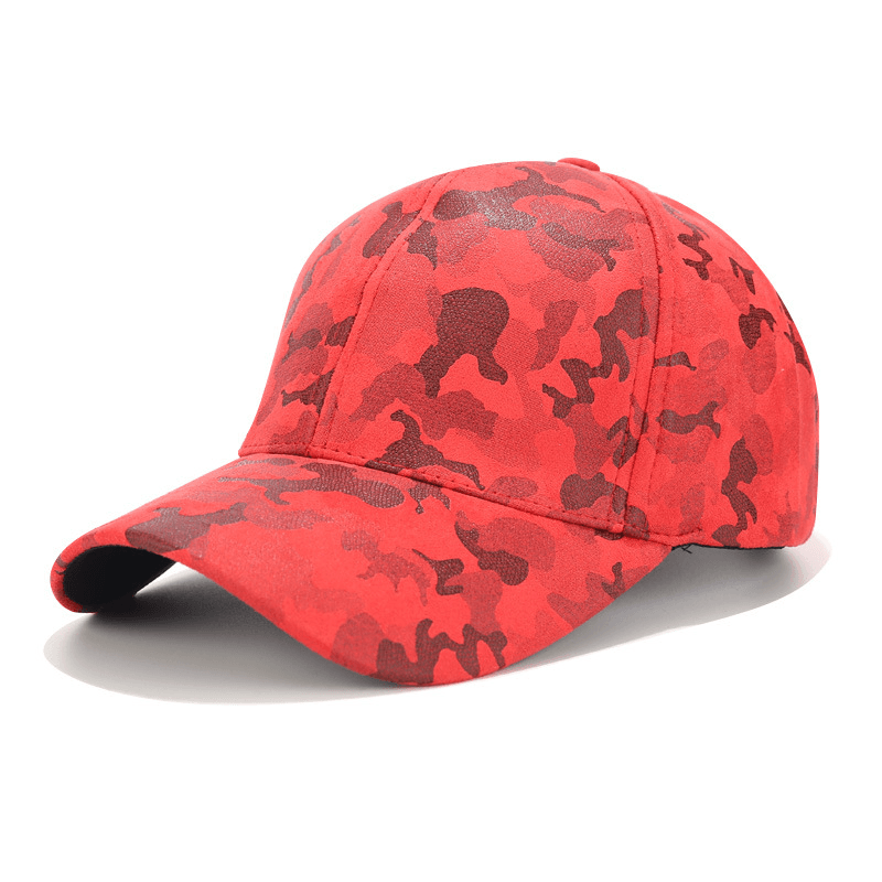 Fashion Simple Suede Camouflage Baseball Cap - MRSLM