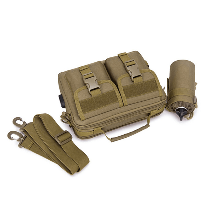 Men New Canvas Tactical Camo Casual Crossbody Bag - MRSLM