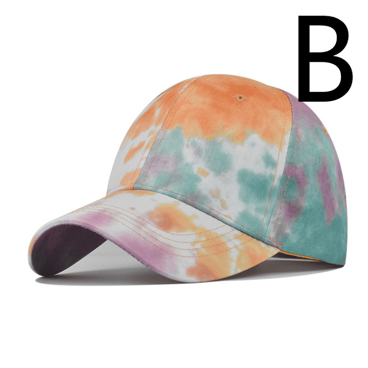 Tie-Dyed Cotton Men'S and Women'S Baseball Caps - MRSLM