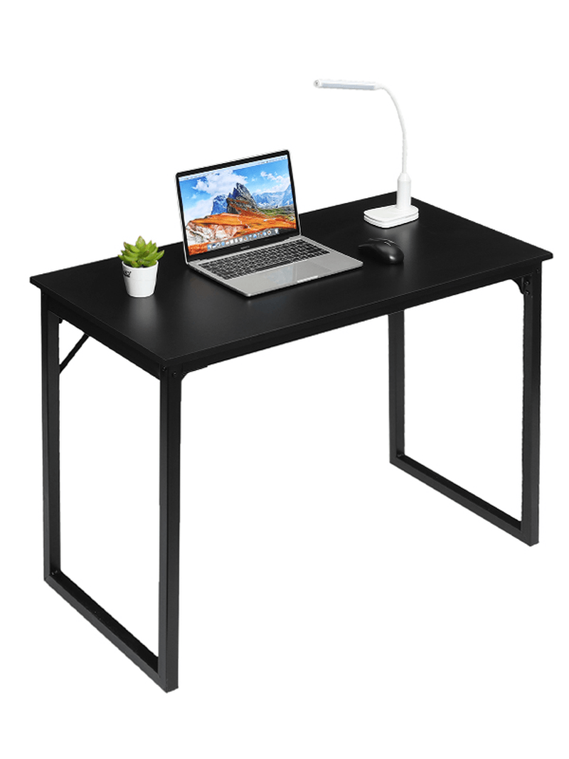 Coleshome 47 Inch Computer Desk Modern Design with Stability Easy to Assemble Metal Legs Adjustable Leg Pads for Home Office Study Student Writing - MRSLM