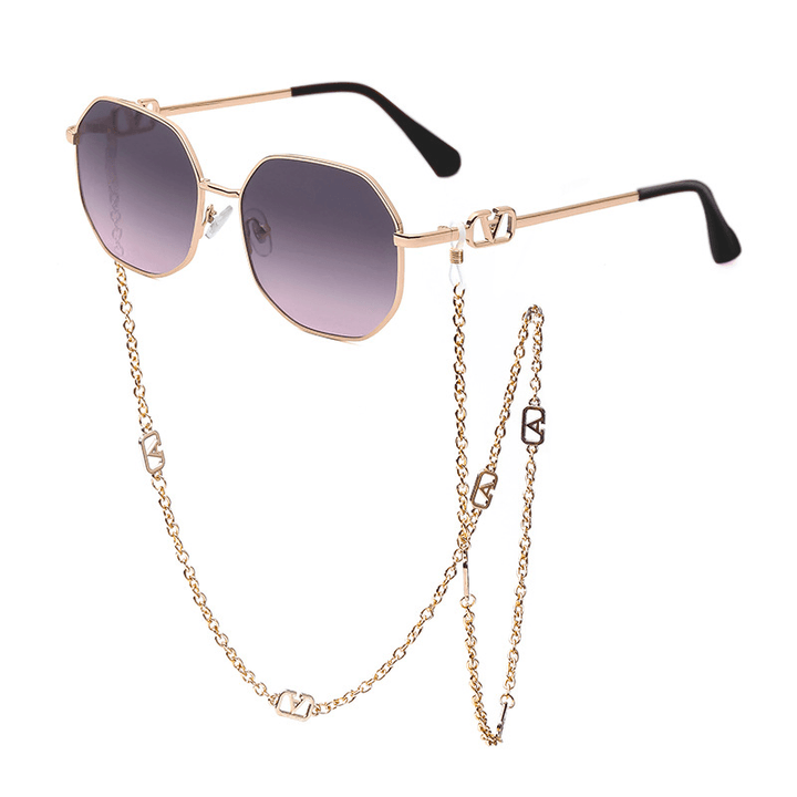 Anti Drop Chain Lanyard with the Same Irregular Sunglasses Women'S Trend - MRSLM