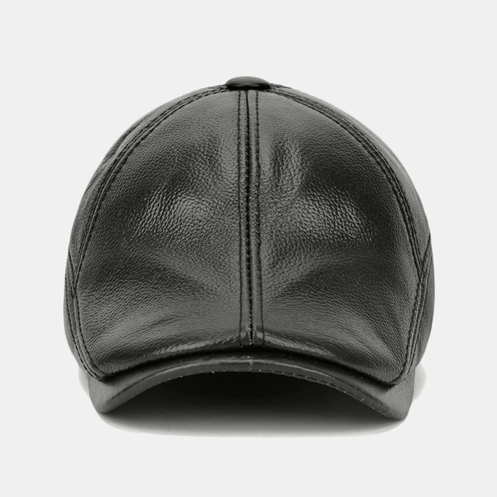 Cowhide Duck Tongue Forward Hat - MRSLM