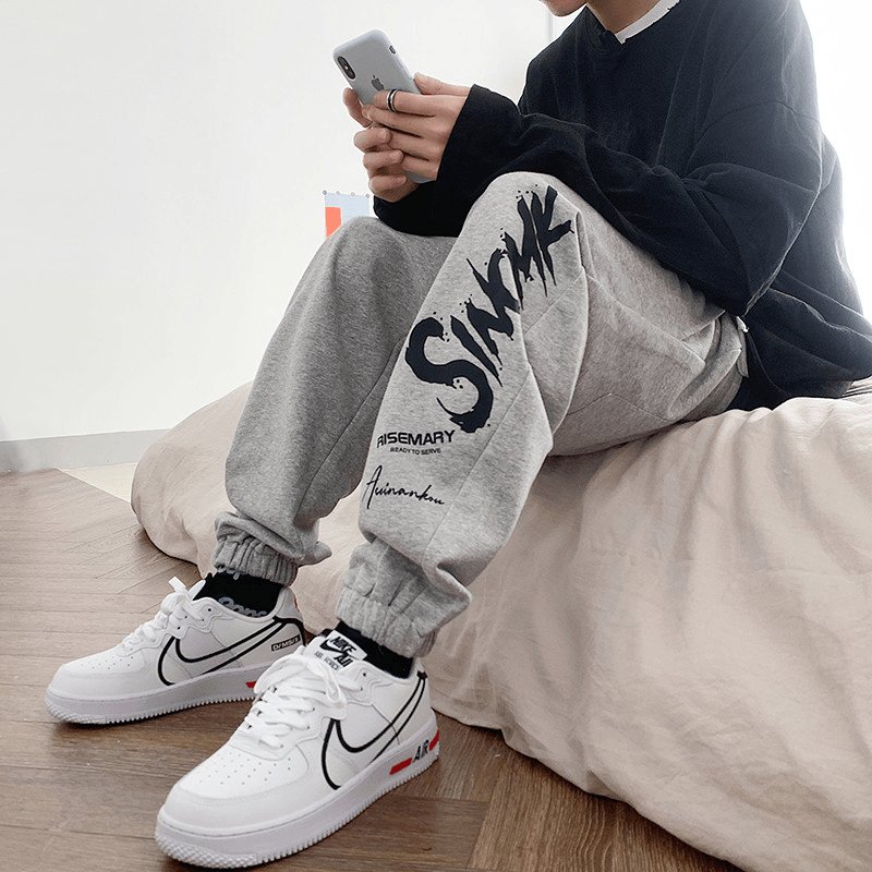 Sweatpants Korean Style Trendy Loose Casual Trousers - MRSLM