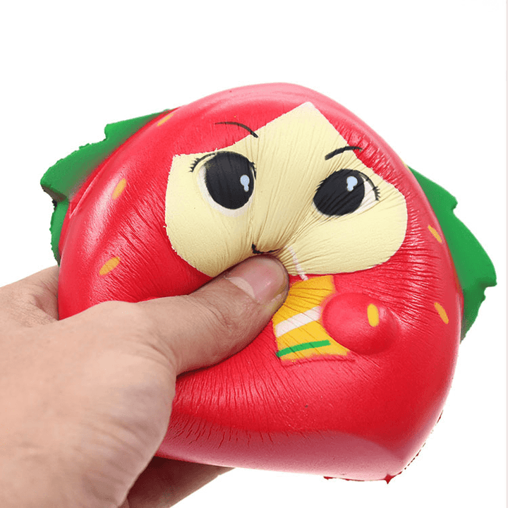 Squishy Strawberry Girl 13CM Slow Rising Rebound Toys with Packaging Gift Decor - MRSLM