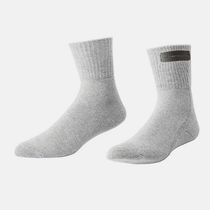 Men Cotton Rapid Heating USB Charging Keep Warm Winter Outdoor Foot Warmer Heated Tube Socks - MRSLM