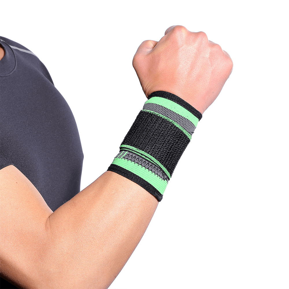 KALOAD 1PC Dacron Adults Wrist Support Outdoor Sports Bracers Bandage Wrap Fitness Protective Gear - MRSLM