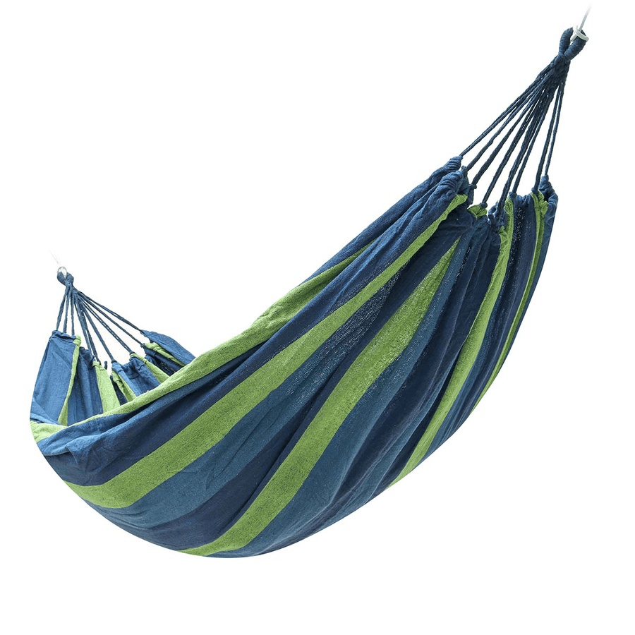 1-2 Person Hanging Hammock Garden Outdoor Camping Chair Swing Bed Hammock Bed - MRSLM