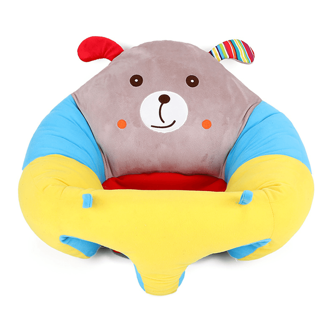 Infant Baby Sitting Chair Soft Cartoon Chair Pillow Cushion Sofa Plush Learning Chair Holder Plush Toys for Childrens - MRSLM