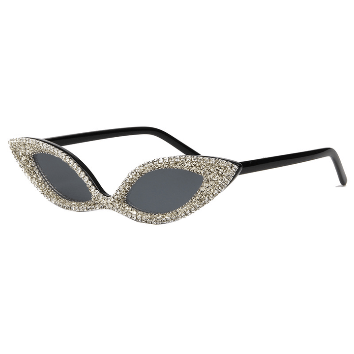 Sunglasses Women'S Trendy All-Match Gravel Set Diamond Handmade Glasses - MRSLM